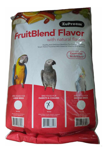 Bulto De Alimento Zupreem Para Loros Y Conuros 15kg