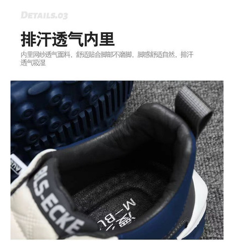 Zapatillas Deporte Informales Con Suela Gruesa Para Hombre