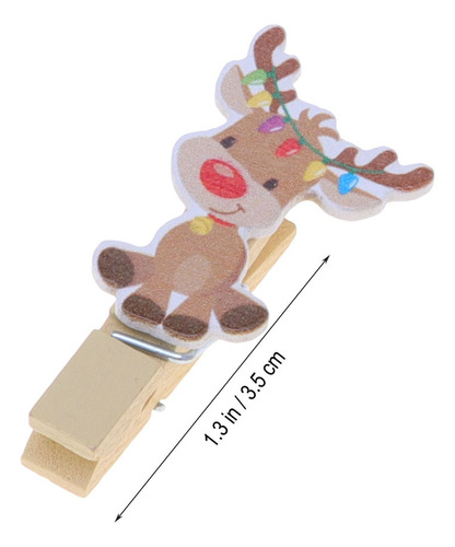 Pinzas Para Fotos Creativas, 20 Unidades, Para Navidad, Made