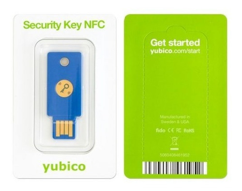 Imagen 3 de 10 de Yubikey Security Key - Yubico Fido Y Fido2 - Original