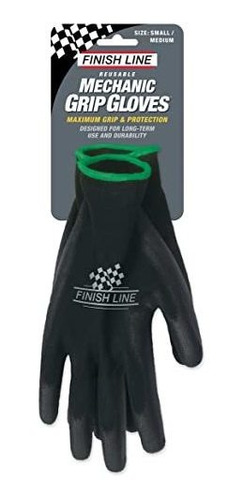 Guantes Finish Line Mechanic Grip Mecánico Talla S/m