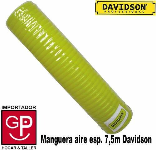 Manguera De Aire Espiral 7,5m Davidson