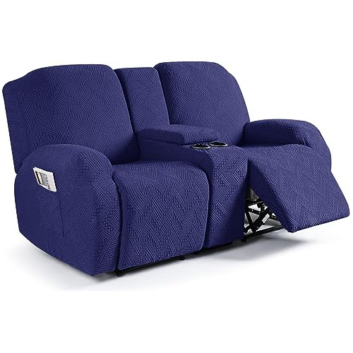 Ruaozz Fundas Elásticas Para Sillón Reclinable Con Consola, 