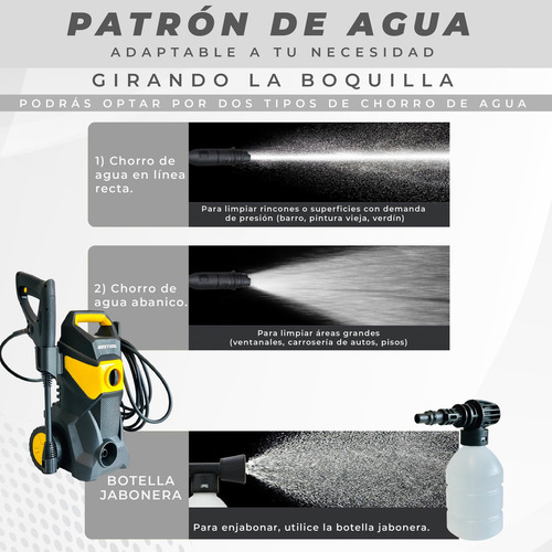 Combo Limpieza Hidrolavadora Bestool 1400w + Aspiradora Mti