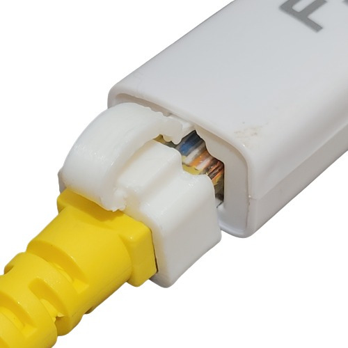 Clip Reparo Rj45 Trava Conector Kit Com 5 Unidades