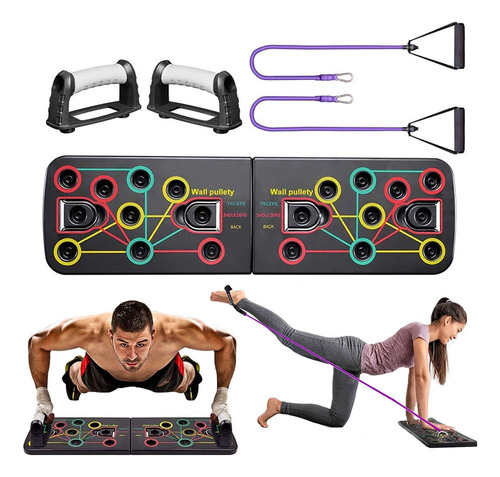 Tabla Ejercicio Flexiones De Pecho Push Up Sistema Completo