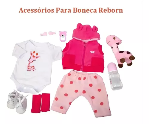 Boneca Reborn Bebe Menina Rafa Corpo De 100% Silicone Com Pelúcia