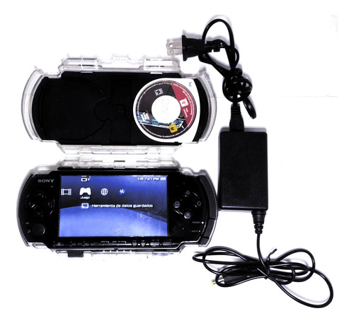 Playstation Portable Psp 3000 Funcionando  Estuche Y Juego