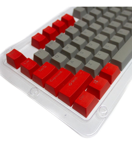 Imagen 1 de 2 de Keycaps Set Color Rojo + Gris