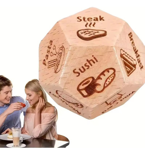 Dado Tomar Decisiones Dado Para Elegir Qué Comer Dado Comida Café