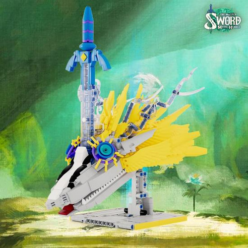 Totk Master Sword Building Set, Botw Legendary Sword Buildin