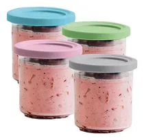 Comprar . . 4 Recipientes Ninja Creami Recipientes For Helado Con