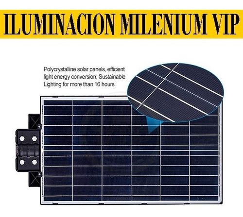 Lampara Led Solar 600w Luz Blanca Ip65 Alumbrado Publico