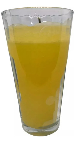 Veladora Color Amarilla Limonero En Vaso 100% Parafina 1 Pza