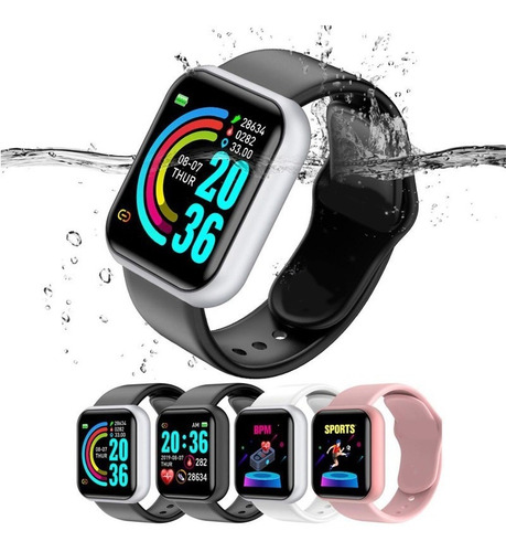 Imagen 4 de 9 de Reloj Inteligente Smartwatch Digital Mujer Hombre Bluetooth