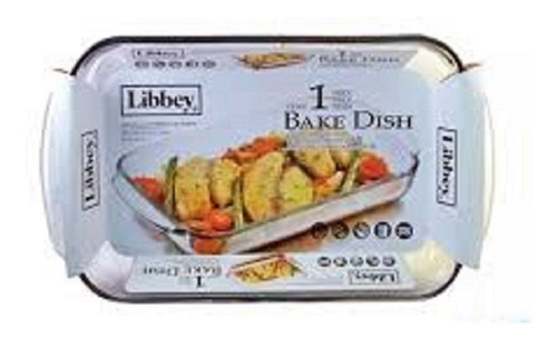 Fuente Rectangular Para Horno Libbey 2.5 Litros