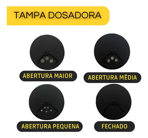 Porta Temperos E Condimentos Giratório Com 12 Potes Vidro Pt