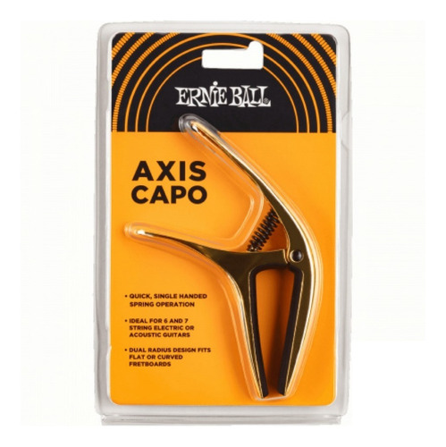 Imagem 5 de 6 de Capotraste Braçadeira Violão Guitarra Axis Capo Ernie Ball