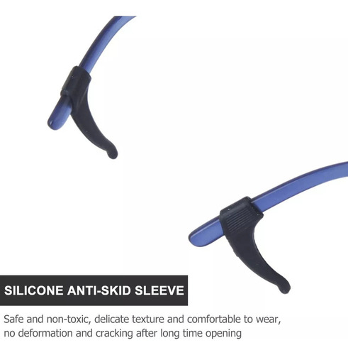 10 Pares De Soportes Y Fijadores Antideslizantes For Gafas