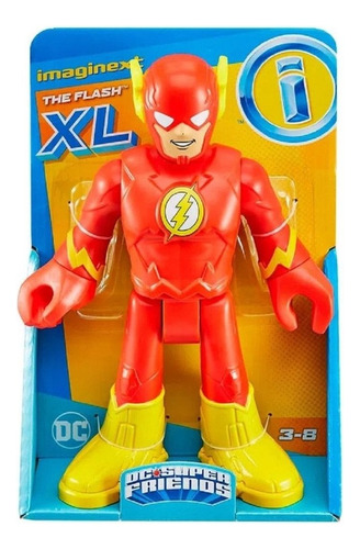 Boneco The Flash Xl 25cm - Dc Super Friends Imaginext Mattel