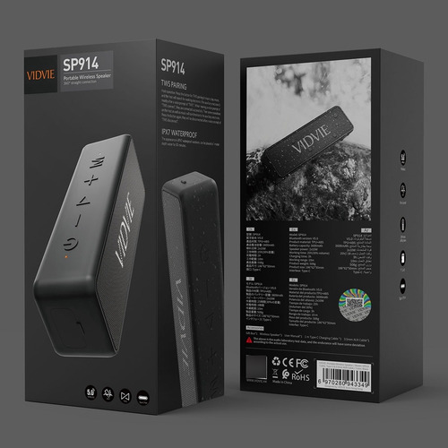 Parlante Vidvie Sp914 Resistente Al Agua Ipx7 Bluetooth