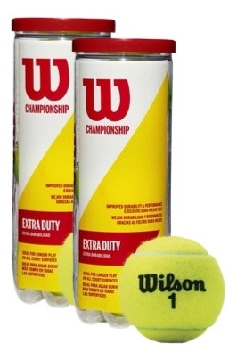 Pelota Tenis Wilson Championship Extra Duty Tennis Pck De 2