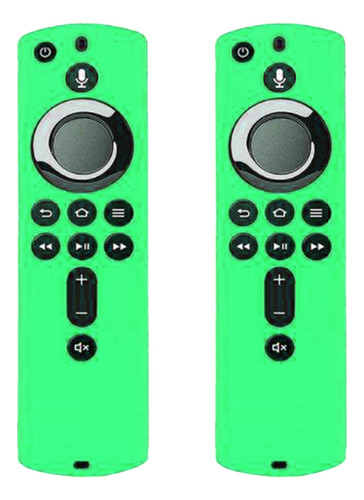 2 Fundas De Silicona Pro Para Amazon Fire Stick 4k Stick Rem