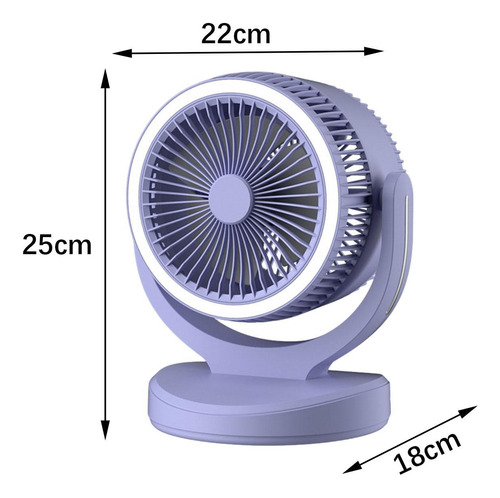 Ventilador De Mesa De 3 Velocidades Ventilador Usb Portátil