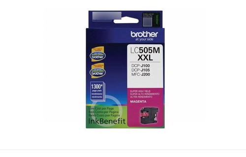 Cartucho De Tinta Brother Lc505m Magenta Facturado!
