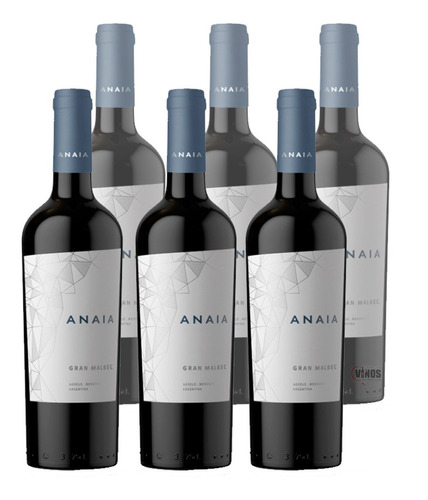 Vino Gran Anaia Malbec Caja X6 Unidades