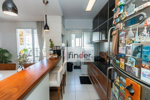 Imagem 7 de 27 de My Space - Rua Clodomiro Amazonas, 1346. Apartamento Mobiliado À Venda, 71 M², Sacada, 2 Dormitórios, 1 Suíte, 2 Vagas E Lazer Completo. - Ap13351