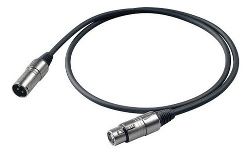 Cable Micrófono Xlr Macho A Xlr Hembra 10m Proel Bulk250lu10