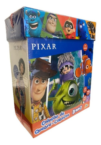  Toyster Maleta Disney Pixar Coleção Quebra Cabeça 3 Em 1