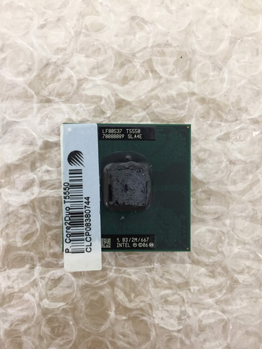 Processador Intel 06 P. Core2duo T5550  1.83 / 2m / 667 