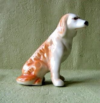 Hermoso Perrito Setter De 1950