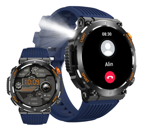 Reloj Inteligente Militar, Pantalla Táctil Completa De 1.46