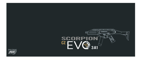 Marcadora Replica Cz Scorpion Evo 3 Atek Fde Asg Cqb