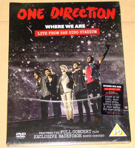 One Direction Where We Are Dvd Argentino Sellado / Kktus