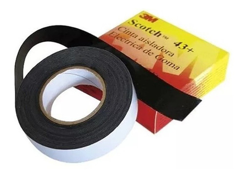 Cinta 3m Scotch Rubber Splicing Tape 43+ X 5 Mts