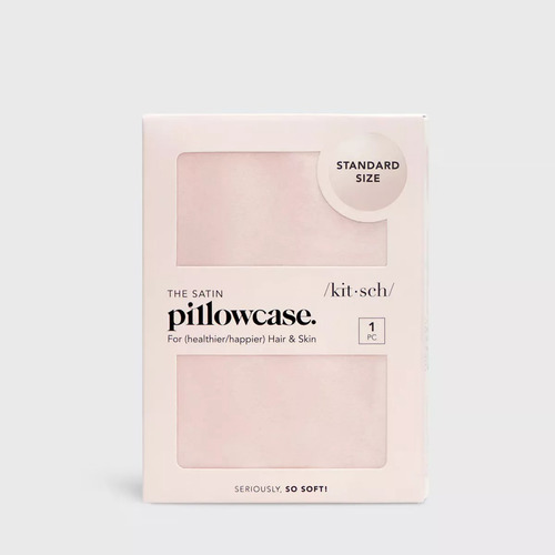 Kitsch Funda De Almohada De Satén Premium Suave Como Seda Rubor
