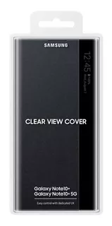 Case Flip Galaxy Note 10 Plus Clear S-view Cover Original