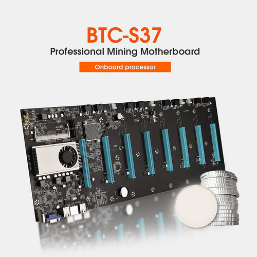 Btc-s37 Accesorios Para Minería Placa Base Cpu Set Tarjeta 