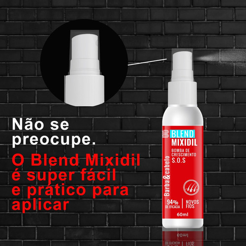 Kit Microagulhamento Dermaroller Crescimento De Barba Cabelo