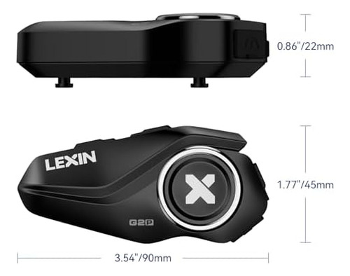 Auriculares Bluetooth De Casco De Motocicleta Lexin G2p, Sis
