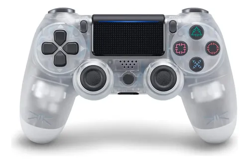 Joystick Inalámbrico Control Compatible Ps4 Transparente Ax® Color Gris