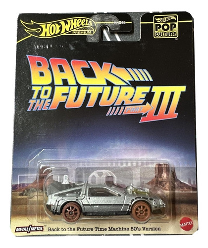 Hot Wheels Delorean Volver Al Futuro Time Machine Escala1/64