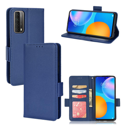 Funda For Huawei Y7a Cartera Magnética Hebilla Lateral De