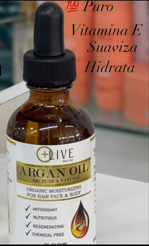 Aceite De Argan 100% Original Importado De Usa Y  Verificado