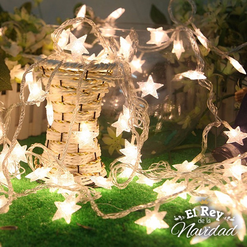 Guirnalda Estrellitas Led Calidas :: El Rey De La Navidad ::