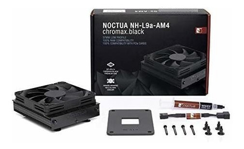 Nh L9a Am4 Chromax.black Low Profile Cpu Cooler For Amd